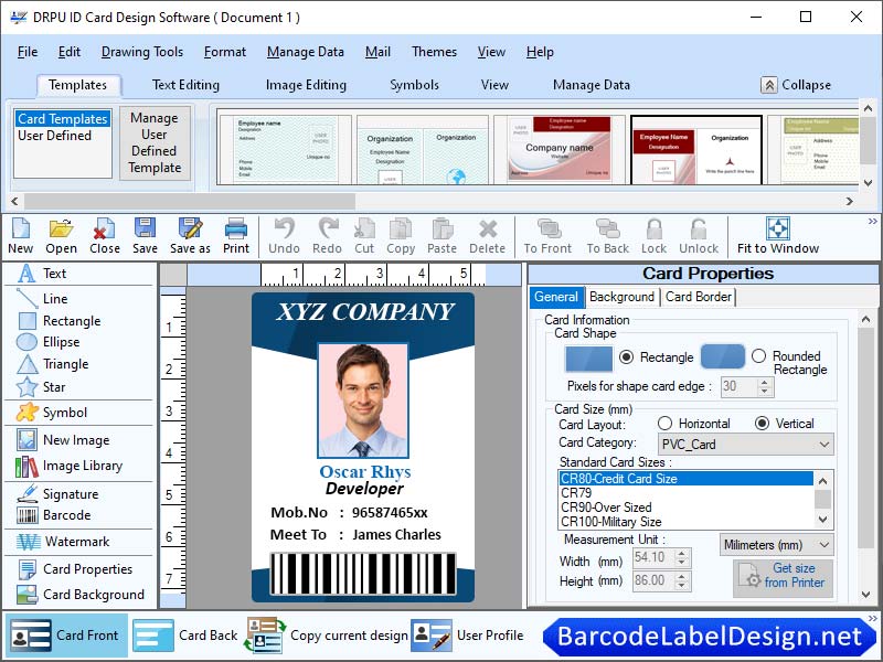 ID Card Design Software 8.7 full